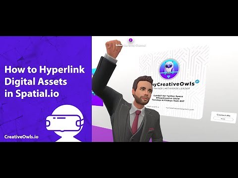 How to Hyperlink VR Digital Assets in Spatial.io