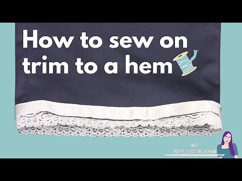 How to Sew Trim on a Hem