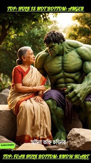 “Hulk Is Not Angry, Hulk Is Human 💚 | Emotional Hulk Short”#hulk