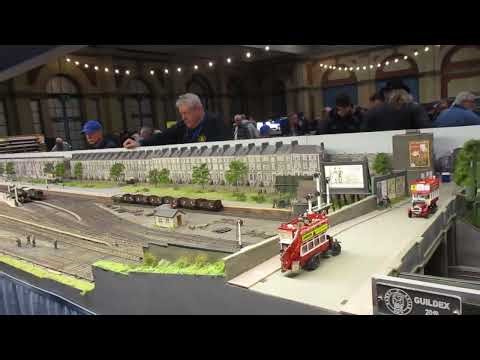 Model railway set in Kensington before it went to Kensington Olympia