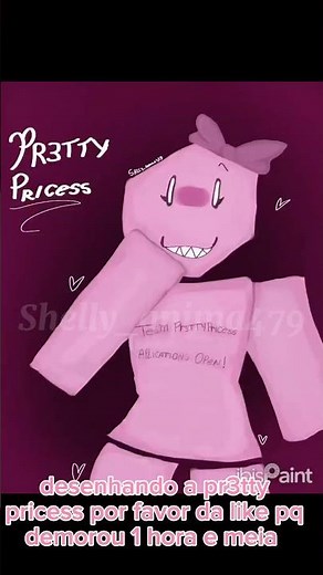 pr3tty pricess @rabiscosdalorys #fosaken #pr3typriincess