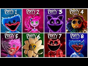 Poppy Playtime: Chapter 1, 2, 3, 4, 5, 6, 7 & 8 Full Gameplay Walkthrough & Ending | Poppy Chapter 5
