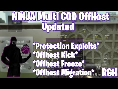 COD Ninja Menu Multi OffHost + Download [RGH] Xbox 360 !!