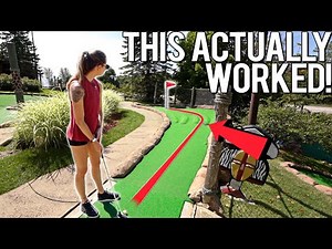 Elisha Gets an Epic Mini Golf Hole in One at Congo River Golf!