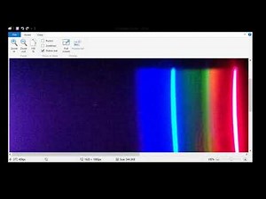 Chem 124 127 Measuring pixels Emission lab