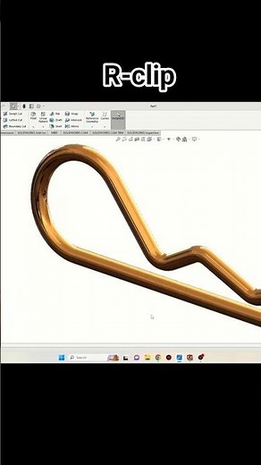 Hitch Pin Clip SolidWorks Tutorial 2025!