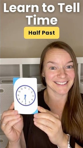 Learn to Tell Time | Half Past | Thirty | Read Clocks #learntotelltime #tellingtime #lowstimlearning