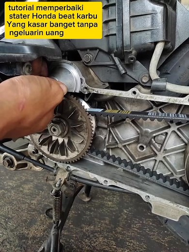 887K views · 4.1K reactions | Tutorial memperbaiki stater Honda beat karbu Yang kasar banget tanpa keluar uang. #disarankanuntuanda #mekanikmotor Bagian 4 | Mekanik Motor | Facebook