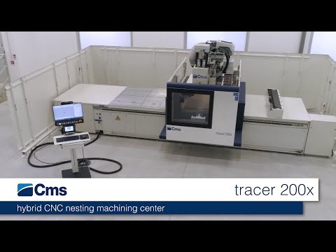 CMS tracer 200x - hybrid CNC nesting machining center