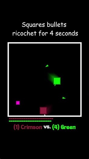 Round 4: (1) Crimson vs. (4) Green #square #simulation #coding #battle #1v1