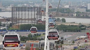 Thames cable car in London opens for passengers