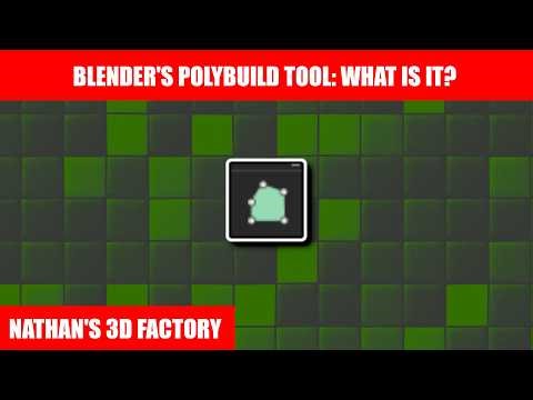 Blender Tutorial: The Polybuild Tool | Nathan's 3D Factory