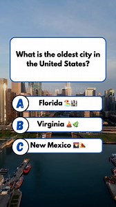 🏛️ Time-Travel Trivia: America’s Oldest Living City! 🇺🇸✨ #quiz #QuizTime #fun #noblequiz #fblifestyle | Pediabox Lagecy
