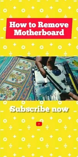 how to remove motherboard