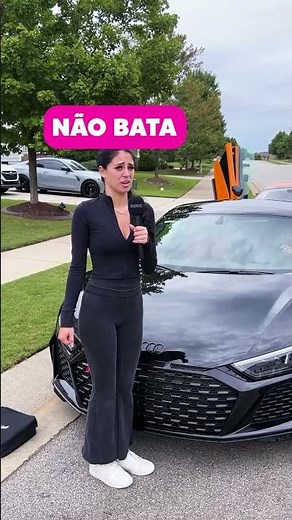 Não fale no microfone e eu o deixarei dirigir meu R8