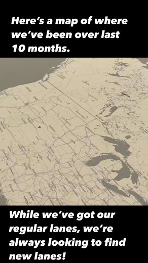 3D Maps in Excel… works but isn’t the smoothest 😅 #trucks #truckingindustry #trucking | E2 Trucking Inc.