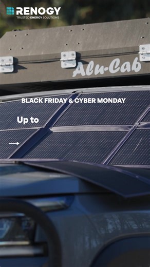 Tired of complicated solar setups? This Black Friday, get freedom in a bag — the Renogy Solar Blanket! 🎒☀️ Why it’s a game-changer for your adventures: ✅ Massive Output — Fast-charge power stations, batteries, and devices on the go ✅ Ultra Portable & Tough — Folds lightweight, rolls compact, and built with rugged waterproof ETFE material ✅ Set Up in 60 Seconds — No brackets, no hassle. Perfect for RVs, overlanding, camping & emergencies ✅ All-Weather Ready — Performs rain or shine, and lays fla
