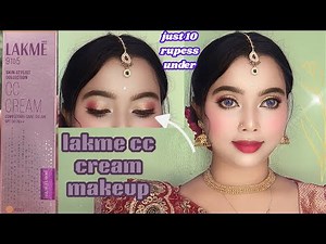 Affordable makeup with lakme cc cream