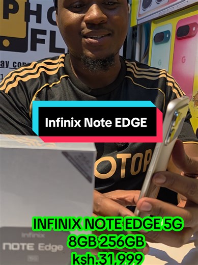 Infinix Note Edge 5G ksh. 31,999 RAM: 8GB Internal Storage: 256GB Chipset: Mediatek Dimensity 7100 (6nm) OS: Android 16, XOS 16 Upgradable up to 3 Versions Display: 6.67-inch IPS LCD, 120Hz, 4500 nits Main Camera: 50MP Front Camera: 13MP Connectivity: 5G, Wi-Fi 6, Bluetooth 5.4, USB Type-C, Infrared Port Audio: JBL Duo speakers Build: Ultra-slim 8.0mm thickness, IP65 Dust and Water resistant Colorways: Silk Green, Lunar titanium, Shadow Black, Stellar Blue Battery: 6,150 mAh, 45W wired. Whatsapp