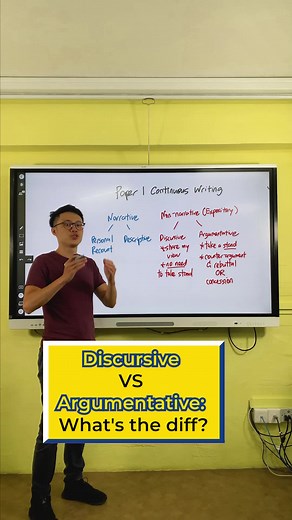 Discursive Vs Argumentative, now you know! #EduEdge #Tips #Essay #Discursive #Argumentative #SingaporeFYP #English