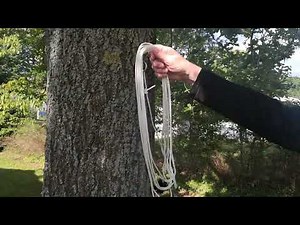 How to set up a removable, "retractable" clothesline. Only takes up space while in use.
