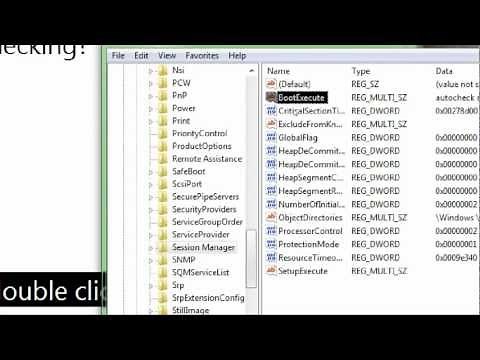 How to disable auto disk checking windows