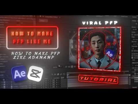 "How to Make PFP | Capcut & After effects Tutorial 🔥 Like ‪@CrystalCWW‬