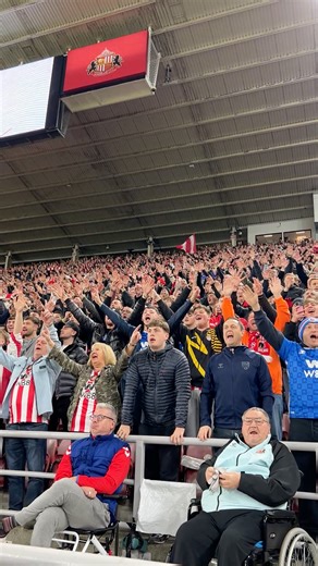 2.1M views · 27K reactions | Noise. Passion. Love. Sunderland fans creating a simply spectacular atmosphere against Arsenal.  | NBC Sports Soccer | Facebook