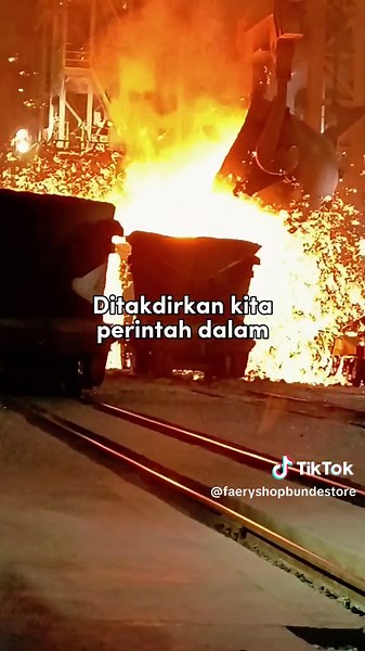 Industrial Metal Forging Process in Action