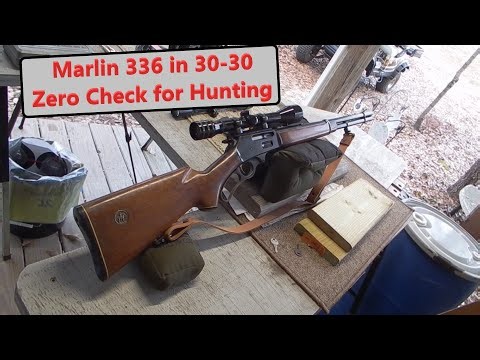 Marlin 336 in 30-30 Hunting Zero Check