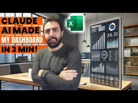 AI generated My DASHBOARD!🤪 (Claude Sonnet using Excel Data)