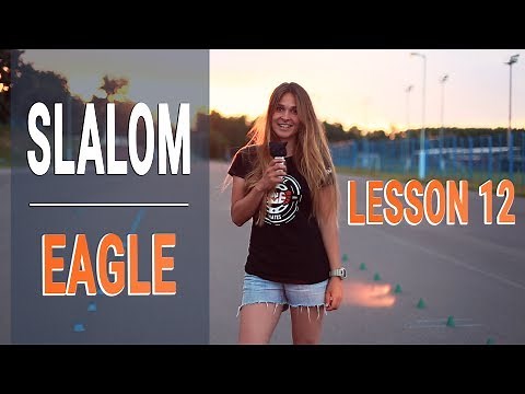 Slalom Inline Skate trick tutorial - EAGLE - Lesson 12