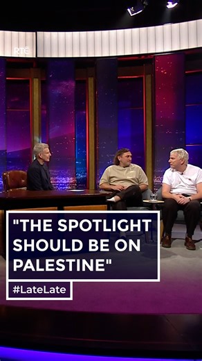 The Late Late Show on Instagram: "“The spotlight should be on Palestine and everything that’s happening there.” @marywallopers #LateLate"