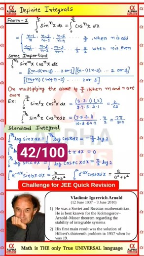 Definite Integrals | Class 11th 12th,JEE Maths Formula | Fast Revision