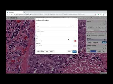 Viewing and Annotation Basics - Digital Slide Archive
