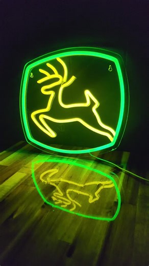 Buy John Deere Neon LED Sign for Tractor Lovers