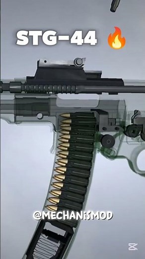StG 44: The First Assault Rifle in History ⚡🔫 #mechanismod