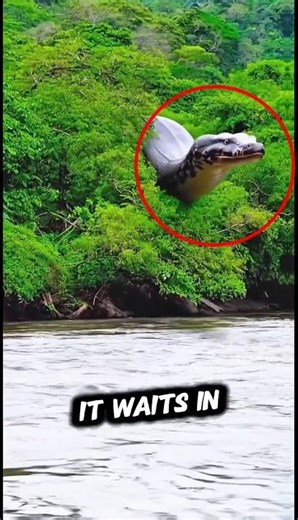 How an Anaconda Eats Its Prey 🐍😱 #animals #shorts #snake