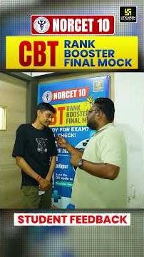 NORCET 10 CBT by Utkarsh Classes Student's Feedback #norcet #mockttest