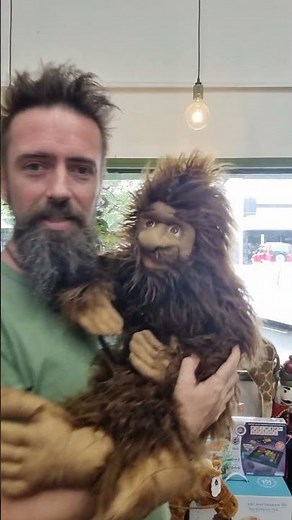 Introducing the Sasquatch BIG Foot Puppet by Folkmanis at Earth Toys!