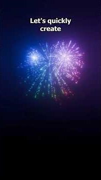 Make awesome fireworks in Blender | #blender3d #artofabhishorts #shorts #blendertips #aoashorts