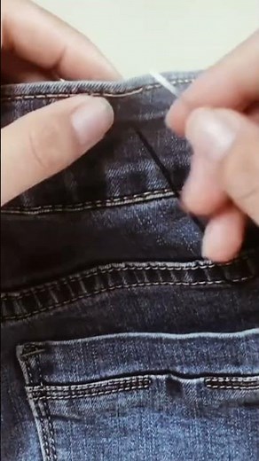 How to Sew Pants with a Perfect Split Seam | Easy Sewing Tutorial. #shorts #diynstitch