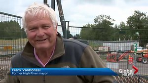 ‘High River will never flood again’: Construction underway on new floodgate in Alberta town