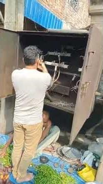 Sub station LT Bus Bar fuse#electricalwork #electricalindia ####