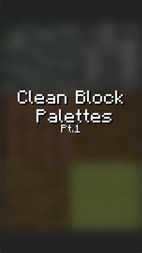 Improve your builds with these clean block palettes 💎 #minecraft #aesthetic