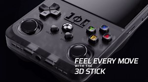 R36MAX Retro Handheld Game Console, 4.0 Inch IPS HD Screen Portable Retro Gaming Console, 1.5GHz CPU Support 30+ Emulator Console Video Game Console, 4000mAh Battery (64GB Black)