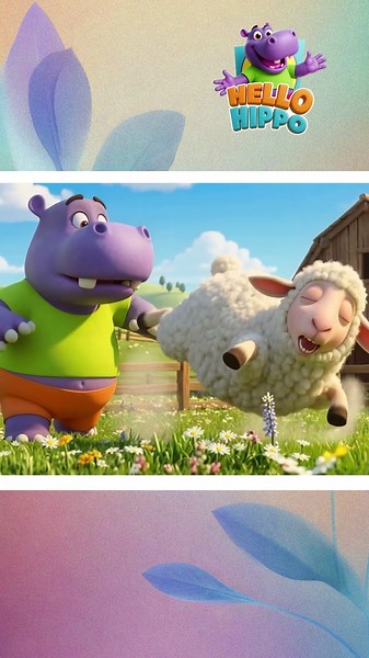 Five Cute Sheep Jumping In The sheep 🐑 #shorts #kidssong #nurseryrhymes