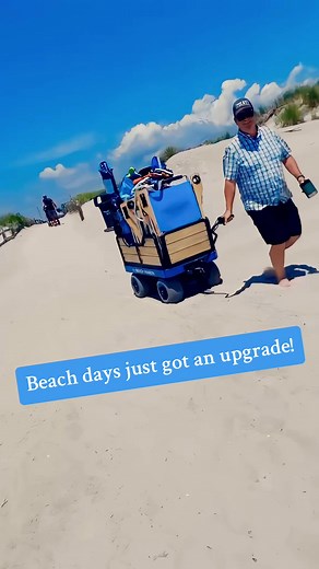 Electric Beach Wagon for Stress-Free Beach Days