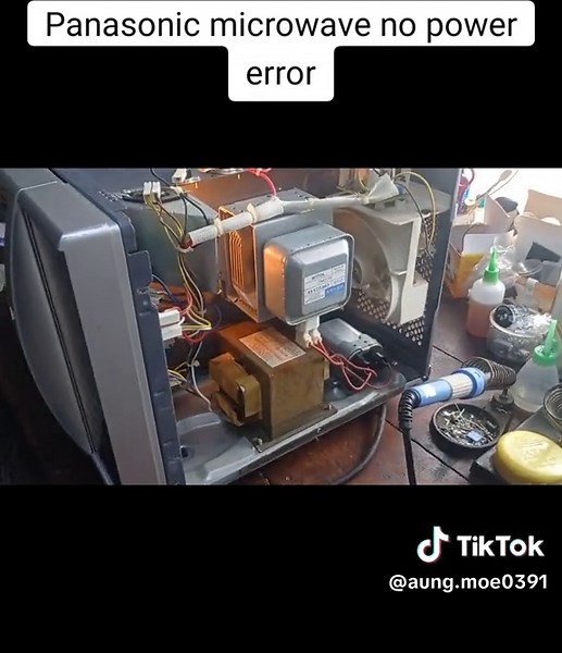 Repairing Panasonic Microwave with Power Issues