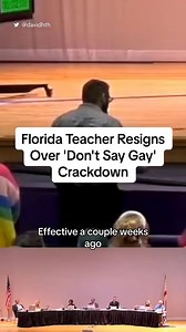 6.6K views · 191 reactions | #Florida #teacher #DanielScott gave a powerful speech about why he is quitting the profession. The teacher formerly taught within the Hernando School District, the very same where fifth grade teacher #JennaBarbee is under investigation after showing her class the #Disney movie #StrangeWorld. Tired of #bookbans, #dontsaygaybillflorida and bans on teaching #criticalracetheory, Daniel Scott has handed in his resignation. | PinkNews | Facebook